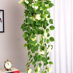ARICK DECOR White Hanging Artificial Flower-image-48