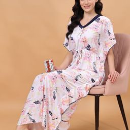 CHUI MUI Printed Maxi Nightdress-image-63