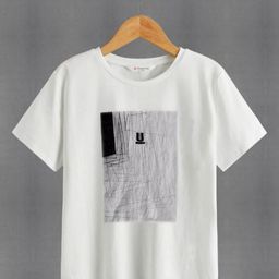 Dagcros Boys Printed Drop-Shoulder Sleeves T-shirt-42