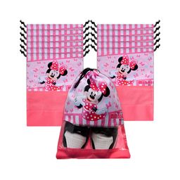 YK Pink & White 12 Pieces Minnie Printed Shoes Organisers-image-74