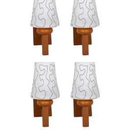 Somil Premium Designer Glass Wall / Night Lamp Elegant & Stylish Dcor Accent for Modern Interiors, color- Black, White, Size:- 20 X 29 X 31.5 CM-image-53