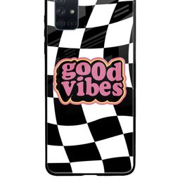 QRIOH Geometric Printed Samsung Galaxy A51 Back Case Mobile Accessories-image-80