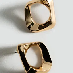MANGO Square Stud Earrings image 2