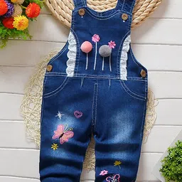 FOREVER FRIDAY Infant Boys Self Design Dungaree-image-41