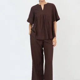 FEMMELLA Self Design Top With Trousers Co-Ords-picture-22