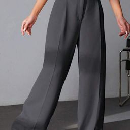 Next One Women Smart High-Rise Easy Wash Pleated Trousers-picture-47
