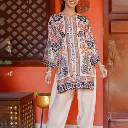 HOUSE OF KARI Printkari Floral Printed Tunic with Palazzo-picture-29