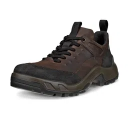 ECCO Men Leather Walking Non-Marking Shoes-image-1