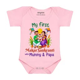 Arvesa My First Makar sankranti Printed Bodysuit-picture-20