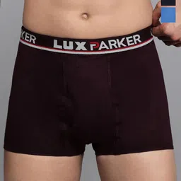 LUX PARKER Pack Of 3 Pure Cotton Long Trunks LUX_PARKER_SEMI-LONG_COL_3PC-picture-30
