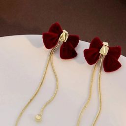 BEYTER Sterling Silver Pearls Beaded Quirky Drop Earrings-49