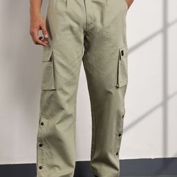 Thomas Scott Men Smart Easy Wash Cargos Trousers-picture-18
