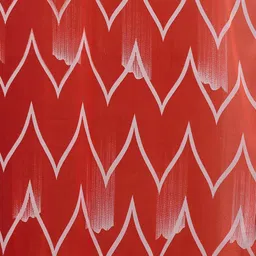 WINKLECART Striped Pure Georgette Block Print Saree image 2
