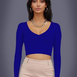 Dream Beauty Fashion Women Fitted Crop Top-image-96
