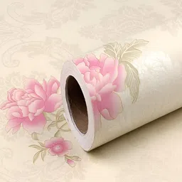 HOMEMATES Cream-Colored & Green Printed Waterproof Wall Sticker-42