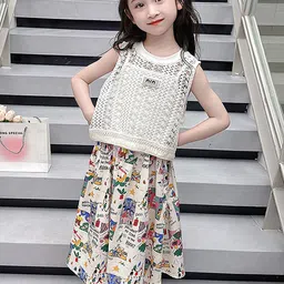 LULU & SKY Girls Top with Skirt-image-73