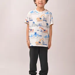 Anthrilo Boys Printed T-shirt-26