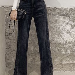 LULU & SKY Women Straight Fit High-Rise Highly Distressed Light Fade Jeans-picture-42