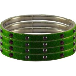 Vidhya Kangan Women Green Bangle-image-69