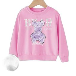Joggers Park Kids-Unisex Pink Cotton Sweatshirts-image-109