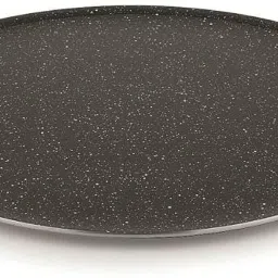 Non Stick Aluminium Non Induction Base Gas Friendly Round Tawa Tawa 33 cm diameter-image-8