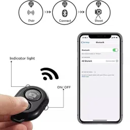 ZEPAD Vlogging Kit for Video Making with Bluetooth, Mic, LED Light & Phone Holder Tripod Kit image 5