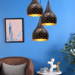 Black Cut Chandelier Lamp Shade-41