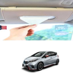 Beige Car Tissue Holder Napkin for Sun Visor and Backseat – Universal Fit T6 Vehicle Tissue Dispenser-image-73