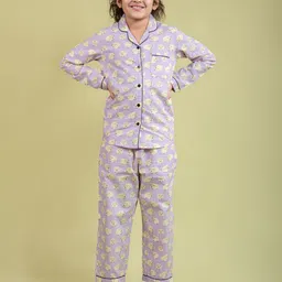 TWEENY MINI Girls Printed Pure Cotton Night suit-image-76
