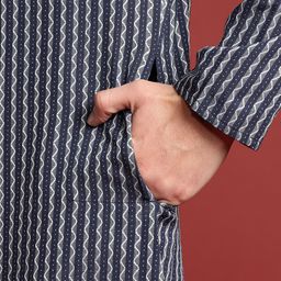 Anouk Men Woven Design Regular Kurta With Churidar image 4