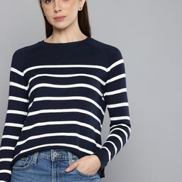 Levis Long Sleeves Striped Pullover Sweater-image-67