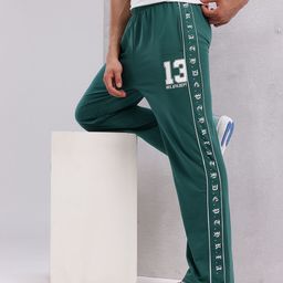 HRX by Hrithik Roshan Men Typography Detail Mid-Rise Relaxed Fit Lifestyle Track Pants-picture-23