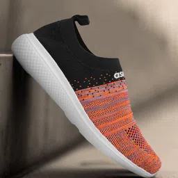 ASIAN Women Black & Peach Running Shoes-image-86