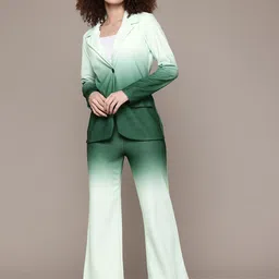 The Roadster Lifestyle Co. Ombre Single-Breasted Blazer With Trousers-picture-21