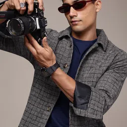 The Roadster Life Co. Checked Tailored Jacket-16