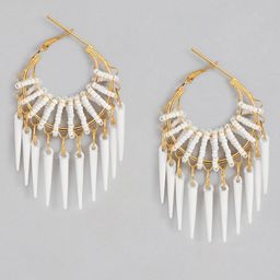 Anouk Gold-Plated Teardrop Shaped Drop Earrings-picture-22