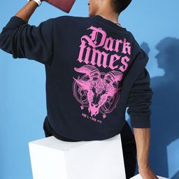 Difference of Opinion Men Graphic Printed Fleece Sweatshirt-image-15
