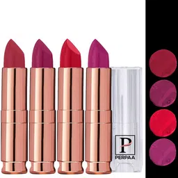 PERPAA Antique Set Of 4 Velvet Matte Lipstick - 3.5g Each-52-55-58-87-image-78