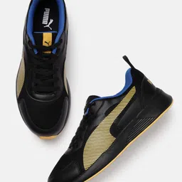 Puma Men Black Solid C-Block Sneakers-picture-4