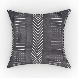 METRO LIVING Black & White 5 Pieces Printed Square Cushion Covers-35