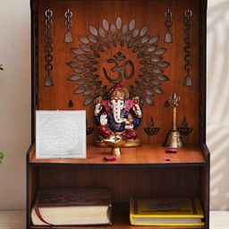 MEMOIR Silver Plated Brass Jain Bhaktamar Yantra Pooja Stand-38