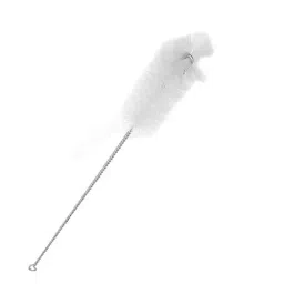 WKM 380 x 75 mm Nylon and Stainless Steel Test Tube Brush for Cleaning Purpose KT69-33