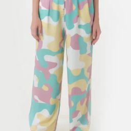 Zink London Multicolor Printed Regular Fit High Rise Trousers-23