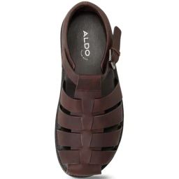 ALDO Men's Brown Overflow Back Strap Sandals image 4