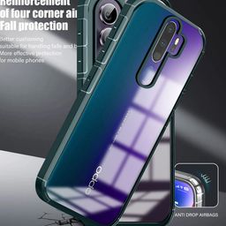 Karwan Solid Oppo A9 Back Shockproof Bumper Back Case image 2