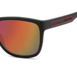 Polaroid Red UV Protection Rectangular Unisex Sunglasses image 3