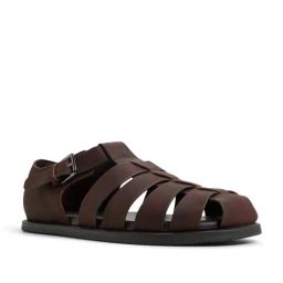 ALDO Men's Brown Overflow Back Strap Sandals-46
