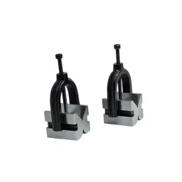 A.D INTERNATIONAL Hardened Steel V Block Set with Clamp 90° Angle and Size 1-5/8 x 1-1/4 x 1-1/4 inch, VK-Z83W-O2FB image 2