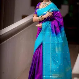PHEASANT Woven Design Zari Art Silk Banarasi Saree-picture-36