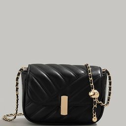 StyleCast x Revolte Women Textured Swagger Sling Bag-14